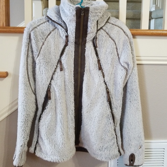Kuhl Womens Flight Fleece Jacket Stone 